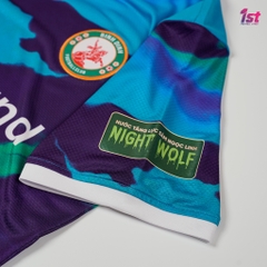 Áo thi đấu Topenland Bình Định 2022 màu xanh loang