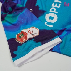 Áo thi đấu Topenland Bình Định 2022 màu xanh loang