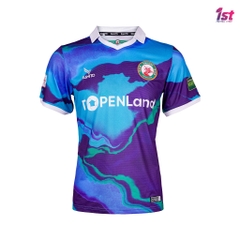 Áo thi đấu Topenland Bình Định 2022 màu xanh loang