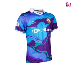 Áo thi đấu Topenland Bình Định 2022 màu xanh loang