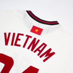 ÁO THUN JERSEY 1ST TAY DÀI FCF VIỆT NAM TRẮNG
