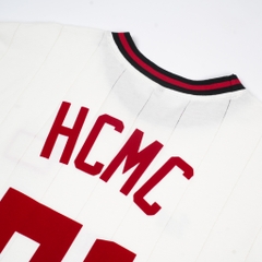 ÁO THUN JERSEY 1ST TAY NGẮN FLAG HỒ CHÍ MINH TRẮNG