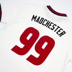 ÁO THUN JERSEY 1ST TAY NGẮN 1999 MADCHESTER TRẮNG