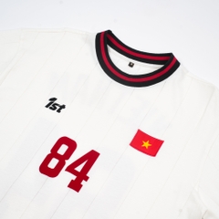 ÁO THUN JERSEY 1ST TAY NGẮN FLAG VIỆT NAM TRẮNG