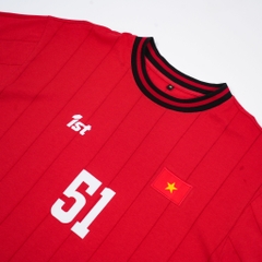 ÁO THUN JERSEY 1ST TAY NGẮN FLAG HỒ CHÍ MINH ĐỎ