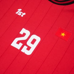 ÁO THUN JERSEY 1ST TAY DÀI FLAG HÀ NỘI ĐỎ
