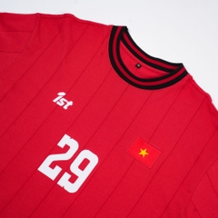 ÁO THUN JERSEY 1ST TAY DÀI FLAG HÀ NỘI ĐỎ