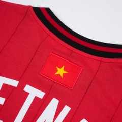 ÁO THUN JERSEY 1ST TAY DÀI FCF VIỆT NAM ĐỎ