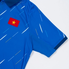 ÁO POLO DI CHUYỂN ĐỘI TUYỂN VIỆT NAM 2025 JOGARBOLA MÀU XANH DƯƠNG