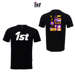 Áo thun 1st 084001 - FCUHAN1 Đen - logo Trắng size S