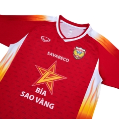 ÁO THI ĐẤU CLB BÓNG ĐÁ HỒNG LĨNH HÀ TĨNH 2025/26 MÀU ĐỎ GRAND SPORT