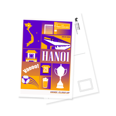 1st x TMN - Hanoi Football Close Up 1 Postcard