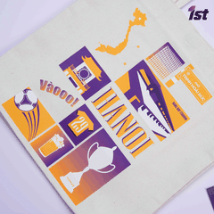 Túi tote 1st FCUHAN 1 Màu Trắng