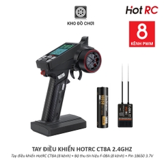Tay điều khiển HotRC CT8A 2.4Ghz (8 Kênh)