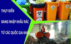 THỤY ĐIỂN ĐANG NHẬP KHẨU RÁC TỪ CÁC QUỐC GIA KHÁC