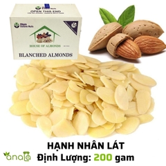 HK - HẠNH NHÂN LÁT OLAM XX MỸ CÂN ĐỊNH LƯỢNG