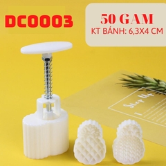 DC0003 - KHUÔN NHẤN BÁNH DỨA 50 GAM