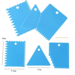 COMBO SET 3 TẠO VIỀN BÁNH KEM RĂNG CƯA NHỰA - CBTAOVIEN3P