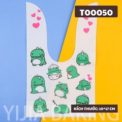 TÚI ĐỰNG BÁNH TAI THỎ SET 10 TÚI 10*17 CM SET 50 TÚI- T00050