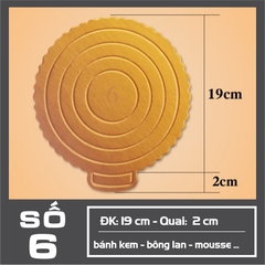 Đế Bánh Sinh Nhật Tròn - DETRON-06