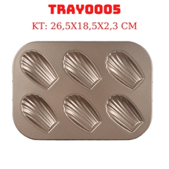 KHAY NƯỚNG 6 BÁNH SÒ MADELEINE - TRAY0005