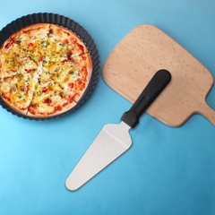 Xẻng Xúc Bánh Bằng Thép Cán Nhựa Tam Giác Thìa xúc Bánh Pizza Dụng Cụ Làm Bánh - DC0026