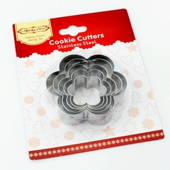 COMBO KHUON NHẤN BÁNH QUY HÌNH HOA CHI TIẾT - CBQUYHOA5P