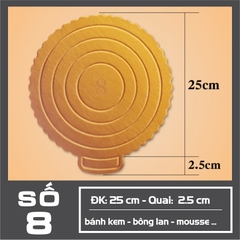 Đế Bánh Sinh Nhật Tròn - DETRON-08