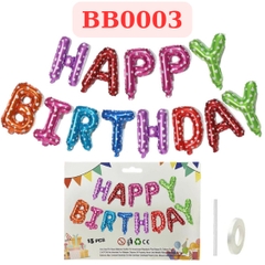 BONG BÓNG HÌNH HAPPY BIRTHDAY - BB0003