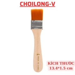 CHOILONG-V - Chổi Lông Cán Gỗ Size VỪA