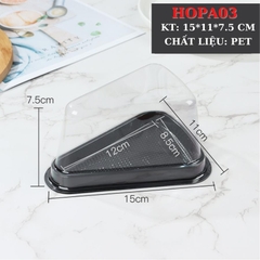 HỘP NHỰA TAM GIÁC A03 - HOPA03