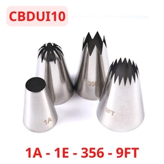 CBDUI10 - Set 4 Đui Bắt Kem Bánh Su Kem Bánh Quy Đánh Số 1A 1E 9FT 356