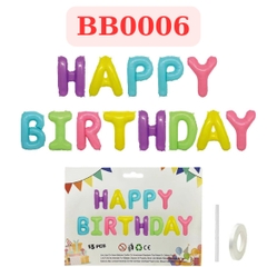 BONG BÓNG HÌNH HAPPY BIRTHDAY - BB0006