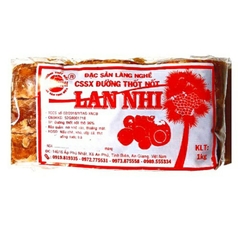 HB - Đường Thốt Nốt VIÊN TRÒN LỚN hiệu LAN NHI TÚI 1KG - SUGTN1KG