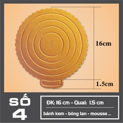 Đế Bánh Sinh Nhật Tròn - DETRON-04