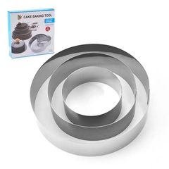 COMBO 3 KHUÔN NHẤN BÁNH MOUSSE HÌNH TRÒN - CBMOUS3P-TR