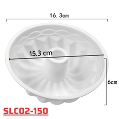 SLC02-150 - Khuôn Bánh Chiffon Silicon ĐK 150 cm Làm Bánh Râu Câu Hình Tròn Bí Ngô Sinh Nhật Décor DIY Chịu Nhiệt Cao