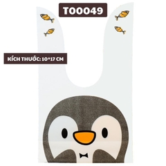 TÚI ĐỰNG BÁNH TAI THỎ SET 10 TÚI 10*17 CM SET 50 TÚI- T00049