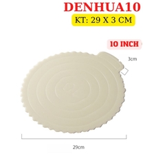 Đế Bánh Sinh Nhật Tròn Nhựa SỐ 10 Cao Cấp - DENHUA10