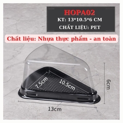 HỘP NHỰA TAM GIÁC A02 - HOPA02