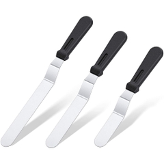 Dao Chà Láng Gập Trét Kem Phết Bánh Kem Sinh Nhật tạo hình Bông Lan Gato  27cm dạng cong - DAOGAPNHUA270