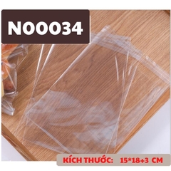 TÚI ĐỰNG BÁNH LÁT SANDWICH DONUT SET 100 TÚI 15*18+3 - N00034