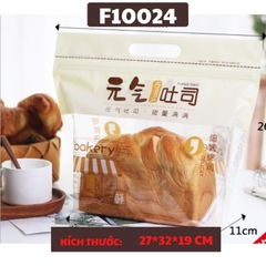 TÚI ĐỰNG BÁNH MÌ SANDWICH HOA CÚC CHỮ HÀN QUỐC CUTE SET 50 TÚI - F10024