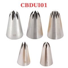 CBDUI01 - Set 5 đui bắt kem đánh số 1B 1C 2D 1E 1M