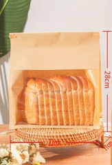 TÚI BÁNH MỲ SANDWICH GỐI ZIPLOCK  450g 28X22 CM SET 50 TÚI - F10066