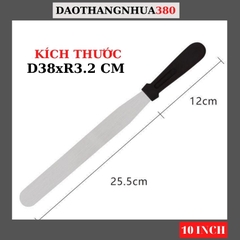 Dao chà láng bánh kem thẳng dài 38 cm 10 inch - DAOTHANGNHUA380