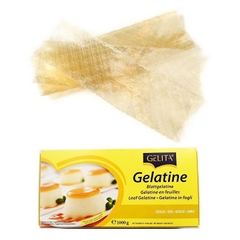 HK - Gelatin lá màu đồng Gelita XX Đức SET 10 lá - GELA10LA