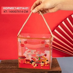 HỘP BÁNH QUÀ TRONG SUỐT TRUNG THU KT 14 * 7 * 14 CM - HOPMIC140714-1