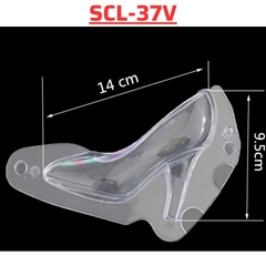 SCL-37V - Khuôn Bánh Kẹo Silicon Râu Câu SOCOLA Décor DIY Hình Giày Size VỪA Chịu Nhiệt Cao
