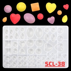 SCL-38 - Khuôn Silicon Làm Bánh Kẹo Socola Thạch Râu Câu 3D Decor diy Chịu Nhiệt Độ Cao